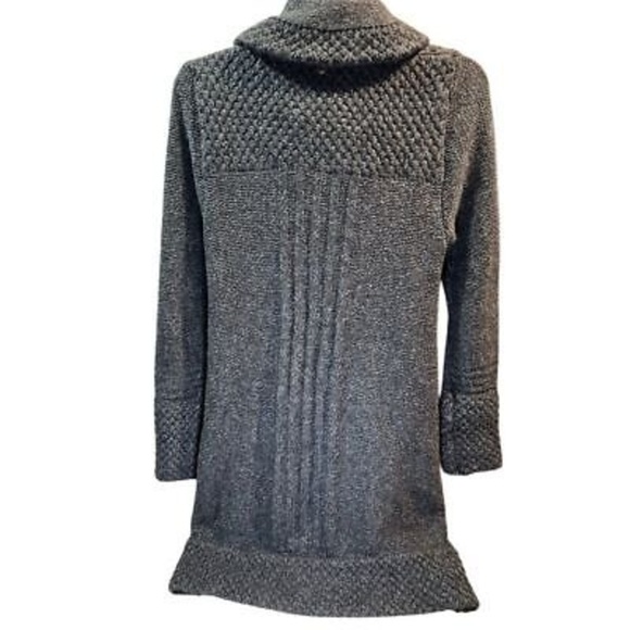 Prana Women's XS Gray Coatigan Overcoat with Pockets Button Closure Cardigan - Picture 3 of 9